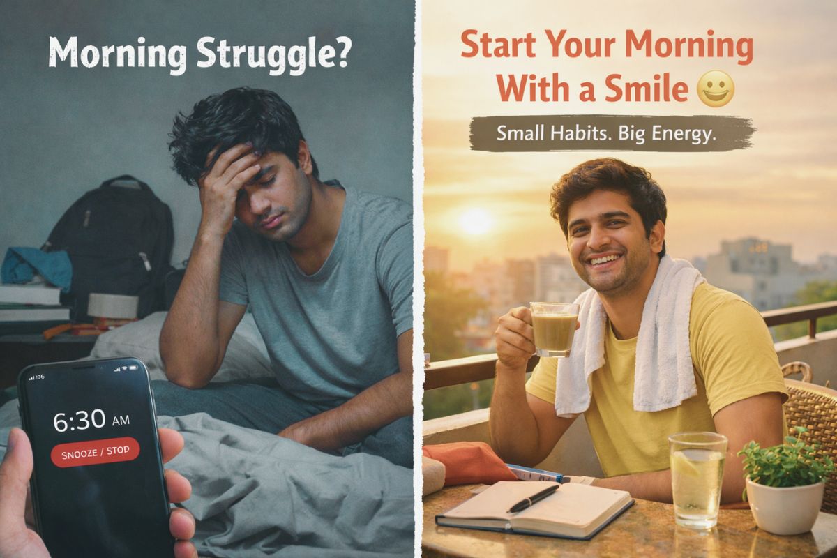 How can I start my morning with a smile if I have early college classes?